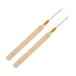  наращивание волос крюк 2 шт плетеный игла многоцелевой yarn threading tool волосы стайлинг tool do красный блокировка иглы для вязания крючком плетеный крюк волосы стайлинг для 