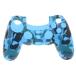 プレイステーション4 PS4コントローラに対応 ソフト シリコン スキン カバー ケース 柔らかい 軽量 保護性 全9色 - 青
