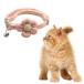  cat. necklace necklace bell necklace attaching Kitty rabbit small size for medium-size dog pink 