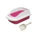  для домашних животных туалет tray open top кошка для туалет хомяк средний маленький размер кошка для розовый 