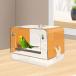  для домашних животных птица для автобус box se регулирование in монета ko bird автобус o черепаха длиннохвостый попугай попугай для купальный для ванна orange 