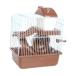 2 уровень хомяк клетка портативный мелкие животные клетка еж latomorumoto для Brown 