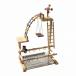 Bird Stand Perch птица жердочка из дерева Play подставка уровень другой проект лестница .. Space бисер арка маленький размер качели водоснабжение кормление cup загрязнения получить tray салон тренировка . применение 