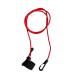  high quality kayak paddle Lee shu bungee code fishing rod strap snap hook attaching .. all 5 color - red 