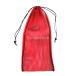 マリン ダイビング メッシュバッグ フィン/ゴーグル/マスク 収納用ポーチ 巾着袋 バッグ 全4色 - 赤