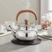  плитка для teapot огонь царапина предотвращение руль из нержавеющей стали teapot еда комплектация материалы из нержавеющей стали чай чайник отель, уличный, кемпинг для серебряный 