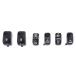 6 piece / set switch cap button set motorcycle possible to exchange Harley sport Star Dyna for high quality ABS made all 2 color - black 