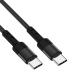 USB C - USB c �f�[�^�P�[�u�� 3.8mm �O�a �ϋv�� �R���s���[�^ �X�}�[�g�t�H�� �m�[�g�u�b�N 30cm �u���b�N