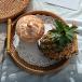  рука ткань хлеб корзина ротанг место хранения tray чай напиток снэки дом. оборудование орнамент 24x3cm