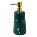  насос мыло диспенсер 500ml/17oz крепкий . керамика кухня прачечная счетчик верх для зеленый 
