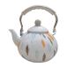  эмаль чай чайник teapot,3L плитка верх оборудование орнамент стильный вода чайник leaf эмаль pot кухня оборудование орнамент кофе чай холодный вода для 