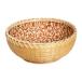  вязаный хлеб корзина бур nai The - корзина, вязаный корзина tray, сладости бумажник фрукты M