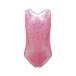  девочка гимнастика Leotard a потертость шик танцевальный костюм костюм Kirakira платье боди 8