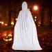  Kids Halloween костюмированная игра длинный с капюшоном . манто накидка аксессуары реквизит фотография фотосъемка для 70cm белый 