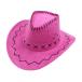  Kids Western kau Boy kau девушка шляпа украшение солнечный шляпа девочка мужчина Rodeo Halloween rose красный 
