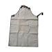  welding protection apron front pocket multipurpose welding machine for protective clothing 60cmx90cm gray 