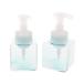  2 шт 250 мм литров квадратное пена лосьон насос бутылка диспенсер флакон бутылка прозрачный голубой 