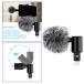 iPhone for condenser microphone phone Mike plug and Play black U type C