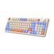 RGBge-ming клавиатура 94 ключ compact USB проводной клавиатура Windows PCge-ma- для белый голубой 