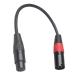 XLR 5Pin женский штекер кабель адаптер XK1073M5F 0.3m к чёрный 3 булавка мужской штекер 