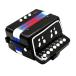 17 key 2 base child accordion musical instruments portable light weight button accordion child therefore. Valentine's Day. gift beginner 