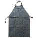  welding machine apron insulation welding human work cow leather dark blue 90×60 cm