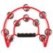  all 5 color hand-held tambourine double low ring metal Gin gru percussion instrument 