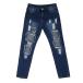  Denim джинсы брюки брюки женский дыра повреждение средний пустой mid талия шт .2 цвет 4 размер 