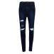  длинный брюки джинсы Denim брюки повреждение стрейч шт .. костюм мода мульти- размер 