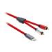 Usb модель c.2 rca аудио кабель,usb модель c мужской 2 rca мужской стерео аудио конвертер splita кабель планшет Spee 