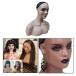  манекен head Professional плечо имеется женщина настоящий PP head грудь модель манекен head серьги колье шарф парик дисплей 