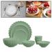 8x миниатюра кукольный дом кухня аксессуары 1/6 тарелка миска Kids подарок 