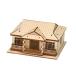 3D из дерева house мозаика из дерева модель Home украшение 