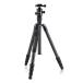 K&F Concept カーボン三脚４段（三脚・一脚兼用）KF-TC2834C ブラック