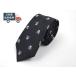  Skull узкий галстук маленький галстук каркас черный 6cm party .DM рейс бесплатная доставка 