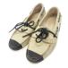  б/у * Chanel deck shoes женский замша женский бежевый CHANEL[AFC4]