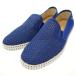  превосходный товар * riviera туфли без застежки эспадрильи сетка 20*C Classic женский 38 синий с коробкой Rivieras[AFD8]