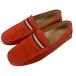  Bally обувь для вождения замша WABLER 462 мужской красный размер EU6.5 BALLY примерно 25.0cm[AFC5]