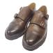  прекрасный товар * Paraboot кожа обувь William двойной mon расческа bo кожа серый n мужской Brown размер 5.5 PARABOOT WILLIAM[LA]