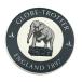  перчатка Toro ta- кожа путешествие стикер Elephant John унисекс темно-синий globe-trotter[AFI5][ б/у ]