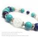  натуральный камень Power Stone браслет трещина кристалл бирюзовый лазурит женский аксессуары 