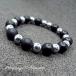  натуральный камень Power Stone браслет коврик оникс серебряный hema тугой 