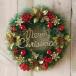  рождественский венок модный вход модный _[ диаметр 40cm] Рождество натуральный lease красный 1 шт _58-45-2-1_8725-2916