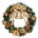  рождественский венок модный вход модный _[ диаметр 30cm] Рождество bell lease Gold 1 шт _58-45-3-2_8257-1990