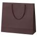 [10 листов ввод ] цвет ручная сумка бумажный пакет Brown 33×10×29cm_61-313-6-2_36001-4521