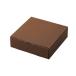 [10 листов ввод ] подарочная коробка Brown 21×21×6cm_61-549-88-17_36085-1218