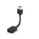 VCE HDMI удлинение кабель TV Stick удлинение мужской женский изменение HDMI удлинение коннектор 4K HDMI2.0 короткий . тонкий 14cm