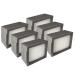 WuYan �݊� �����oe5 i7 i7+�ƌ݊� �A�C���{�b�g �_�X�g�J�b�g�t�B���^�[(6��) �����o i7+ i7 e5