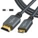 Twozoh Mini HDMI to HDMI кабель 0.3M, 4K 60Hz UHD Mini-HDMI мужской -HDMI мужской изменение cave 