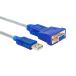 DTECH USB�V���A���P�[�u�� 1.8m USB-RS232C �ϊ� �N���X�ڑ� �N���X�P�[�u�� USBtypeA to D-sub9�s